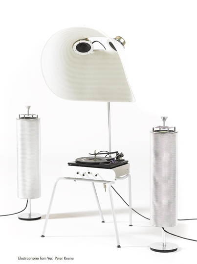 chair electrophone, design Peter Keene