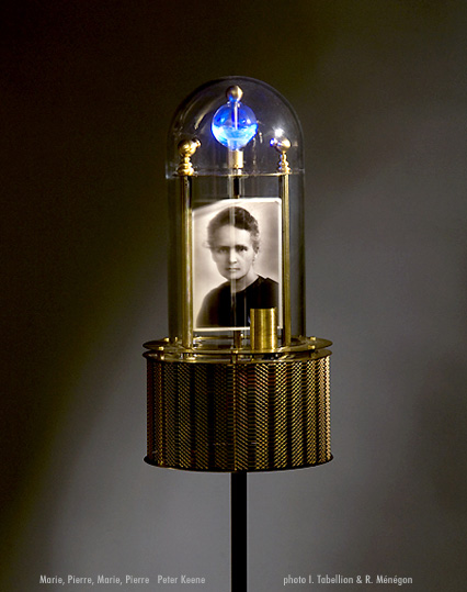 Marie curie, Pierre Curie, oeuvre de Peter Keene