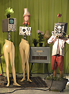 concert robots mannequins  Peter Keene