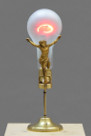 sculpture Jesus,ampoule,laser, Peter Keene