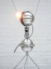 sculpture lumière, robot, Peter Keene